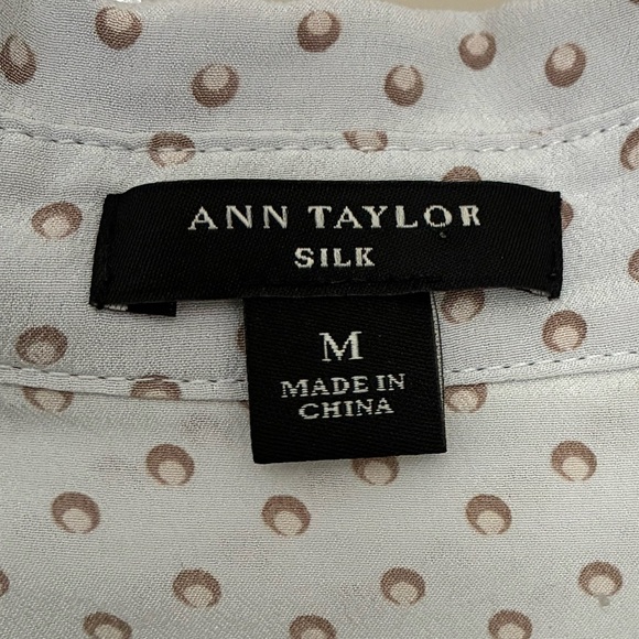 Ann Taylor White Button Down Shirt - Picture 5 of 5